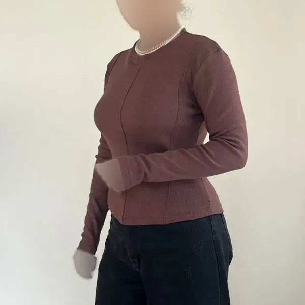 بلوز رگه دوزی زنانه کد 1229 (2)