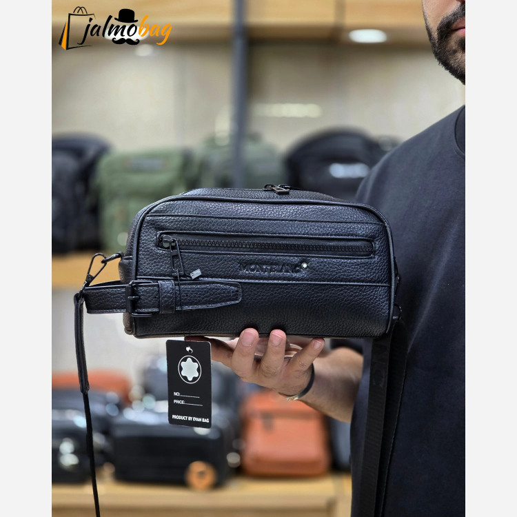 کیف دستی و دوشی چرم صنعتی مونت بلانک مدل 3260 (2)