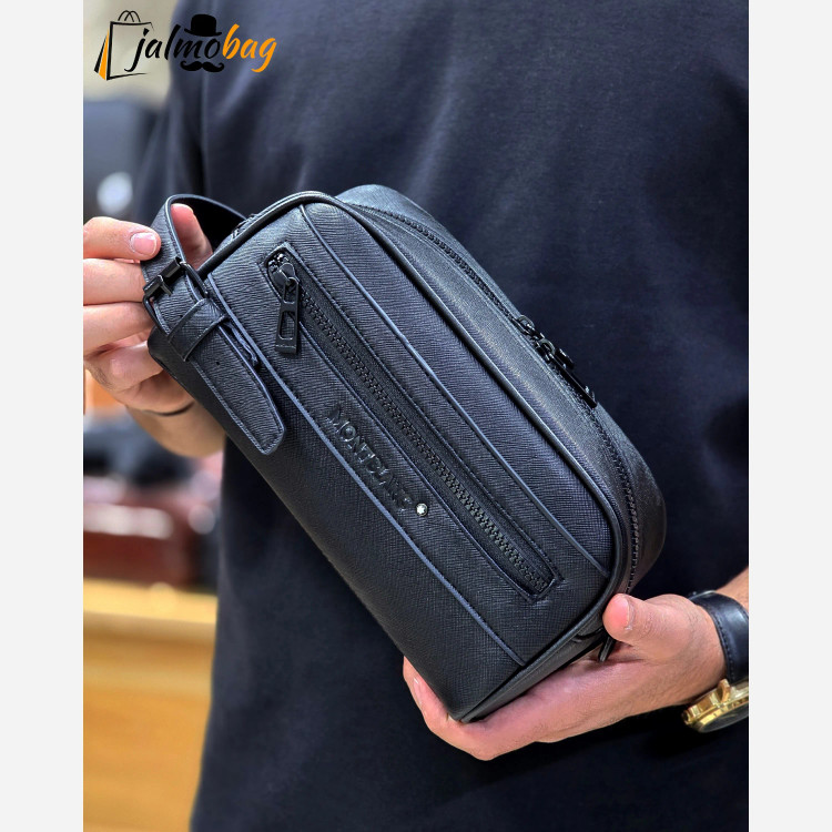 کیف دستی و دوشی چرم صنعتی مونت بلانک مدل 3260 (2)