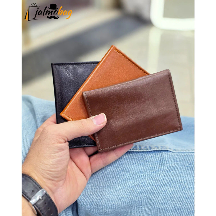 جاکارتی چرم طبیعی گاوی مدل برگی چهار جای کارت (2)