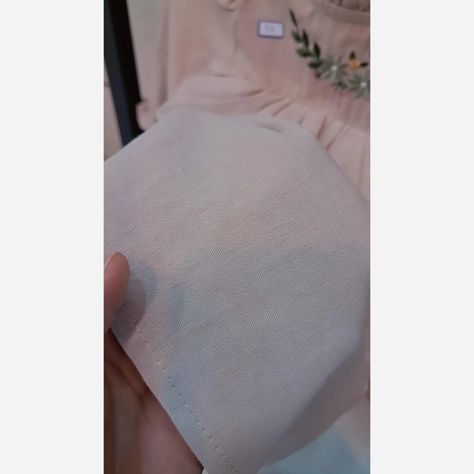 ست تونیک و شلوار کتان پنبه دخترانه مدل شکوفه (2)