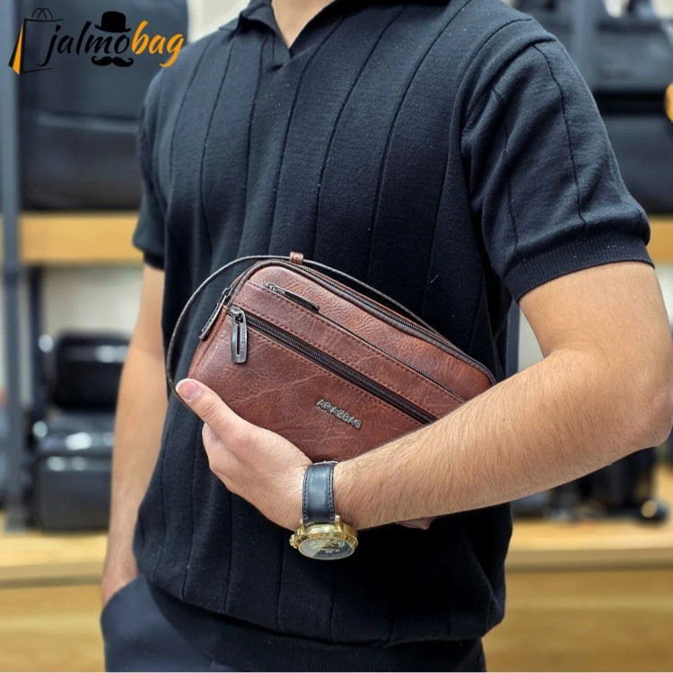 کیف دستی مردانه شوزبگ چرم سوگو خارجی ضد خش (2)