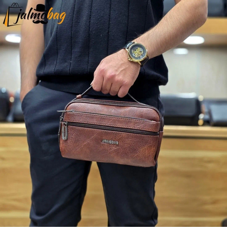 کیف دستی مردانه شوزبگ چرم سوگو خارجی ضد خش (2)