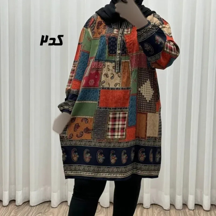 تونیک چهل تیکه سوپرنخ اندونزی سایز بزرگ زنانه (2)
