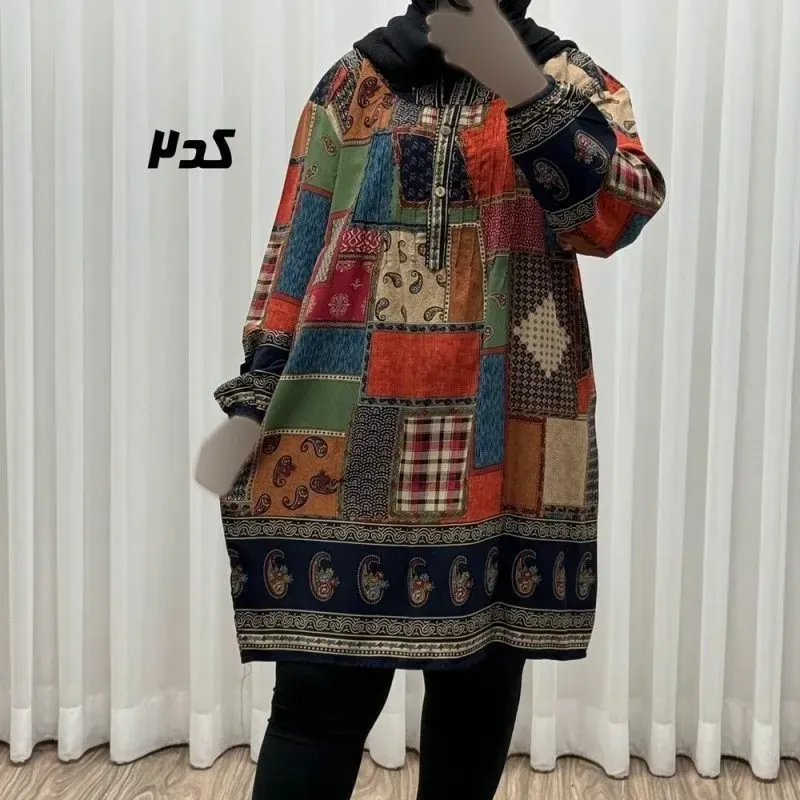 تونیک چهل تیکه سوپرنخ اندونزی سایز بزرگ زنانه (2)