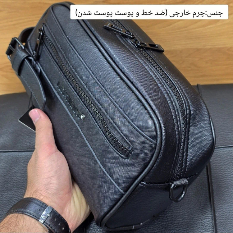 کیف دستی و دوشی چرم صنعتی مونت بلانک مدل کوچک (2)