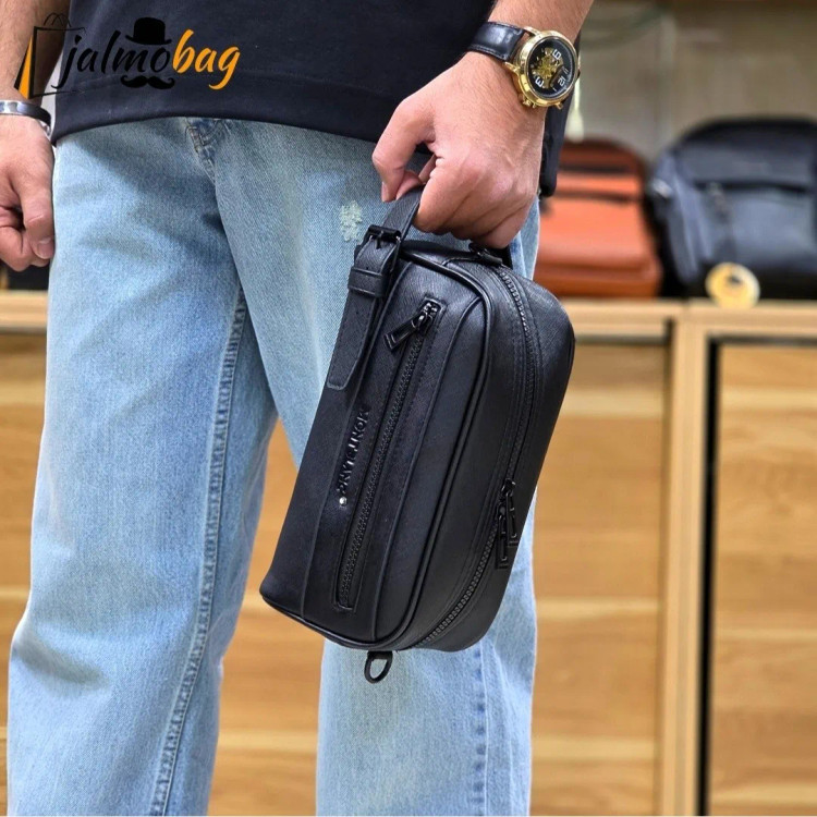کیف دستی و دوشی چرم صنعتی مونت بلانک مدل کوچک (2)