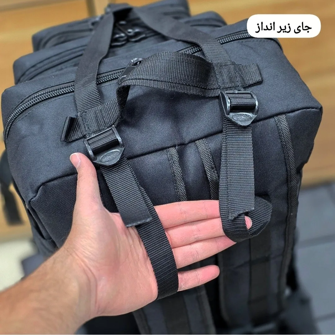 کوله پشتی تاکتیکال برزنتی جادار مدل اربعین با جای لپ تاپ (2)