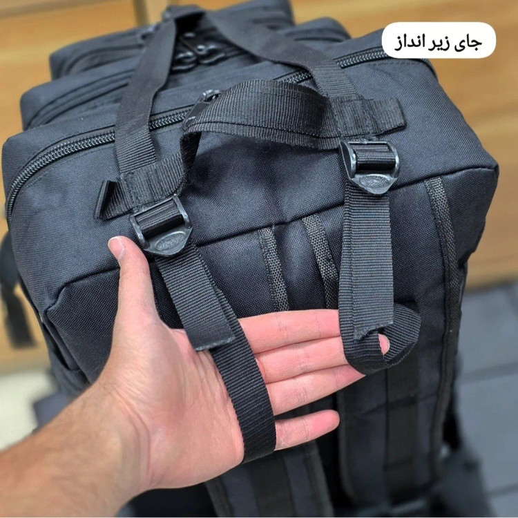 کوله پشتی تاکتیکال برزنتی جادار مدل اربعین با جای لپ تاپ (2)