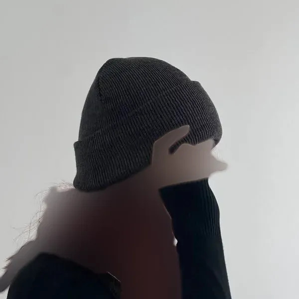 کلاه بافتنی زنانه و مردانه مدل بیسیک دو لایه گرم و ساده (2)