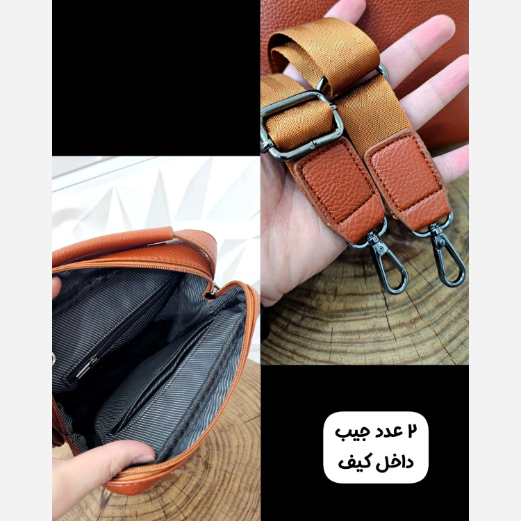 کیف دستی دوشی چرم خارجی ضد خش وارداتی (2)