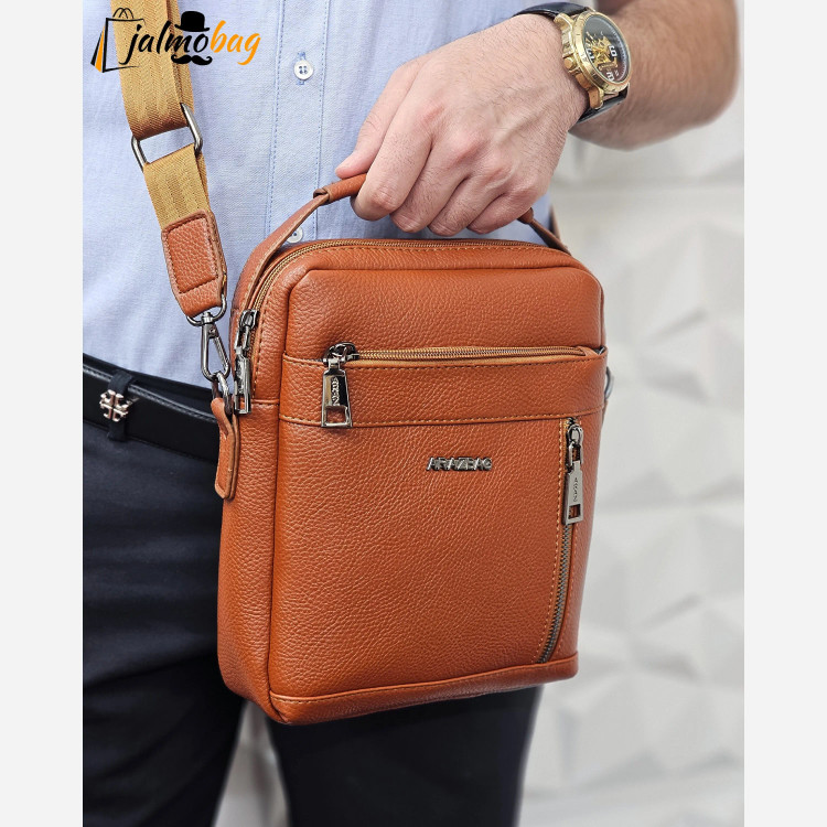 کیف دستی دوشی چرم خارجی ضد خش وارداتی (2)