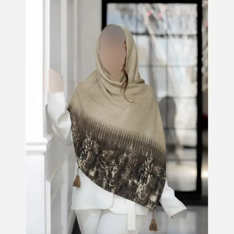 شال مجلسی نخی سبک و لطیف قواره 200 در 75 سانت (2)