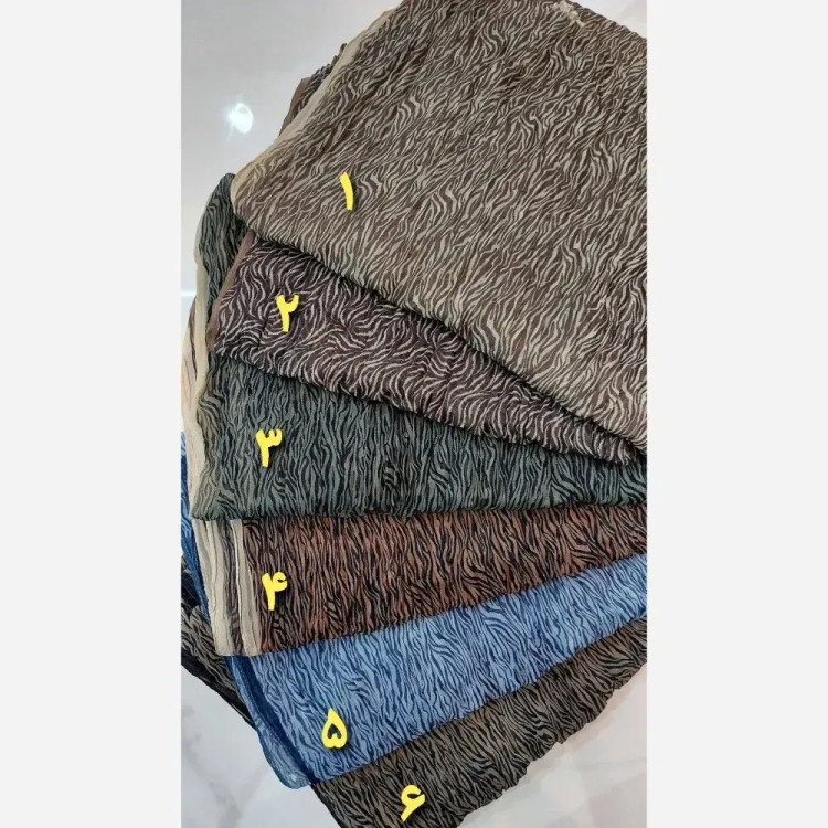 شال مجلسی حریر بهاره پلیسه قواره 200 در 75 سانت (2)