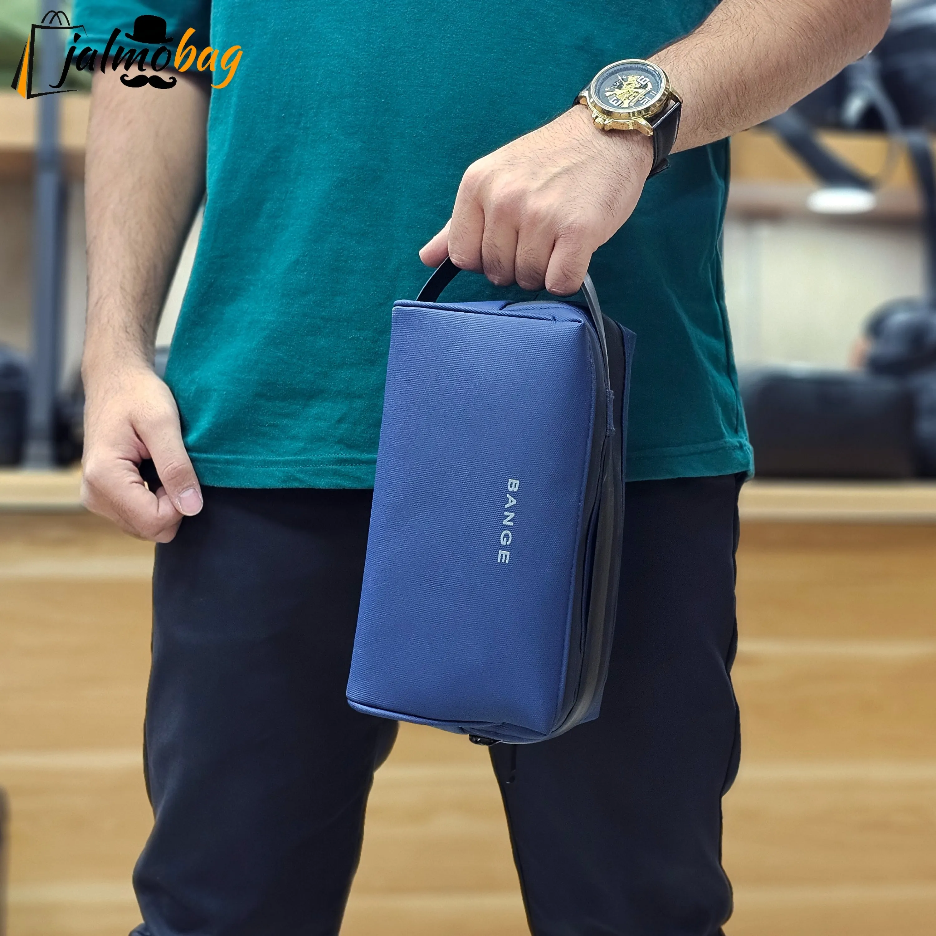 کیف دستی مردانه ضد آب سیلیکونی دو خانه (2)