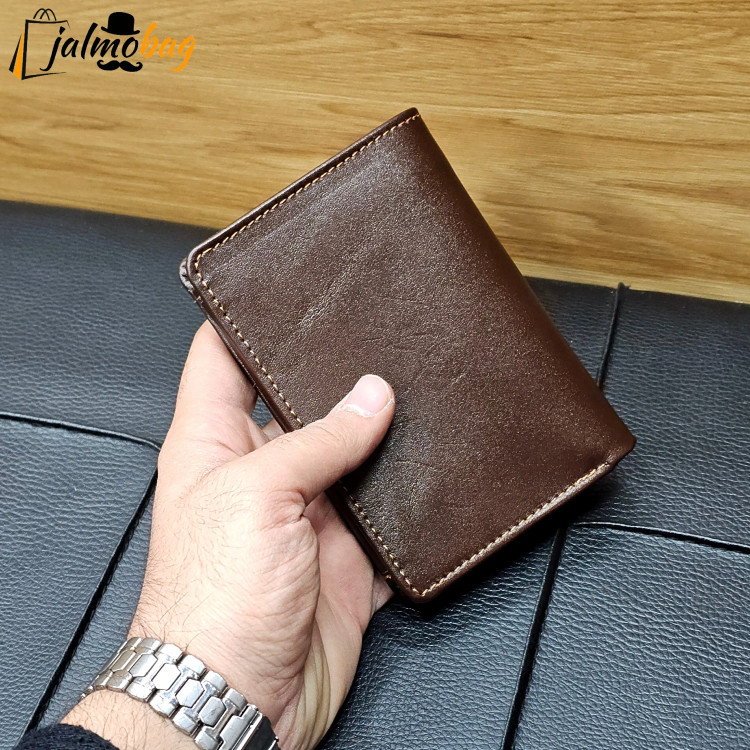 کیف پول جیبی چرم طبیعی گاوی (2)