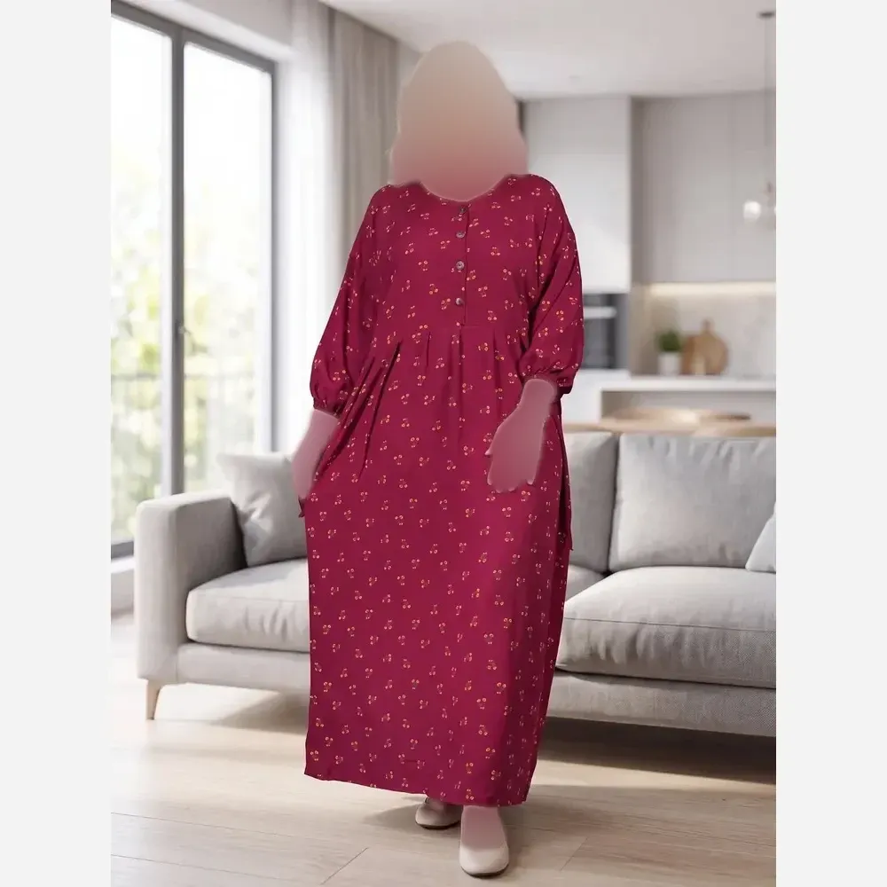 ⁨ پیراهن کَلدار جلو دکمهt8046