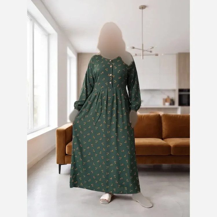 پیراهن کَلدار جلو دکمهt8046