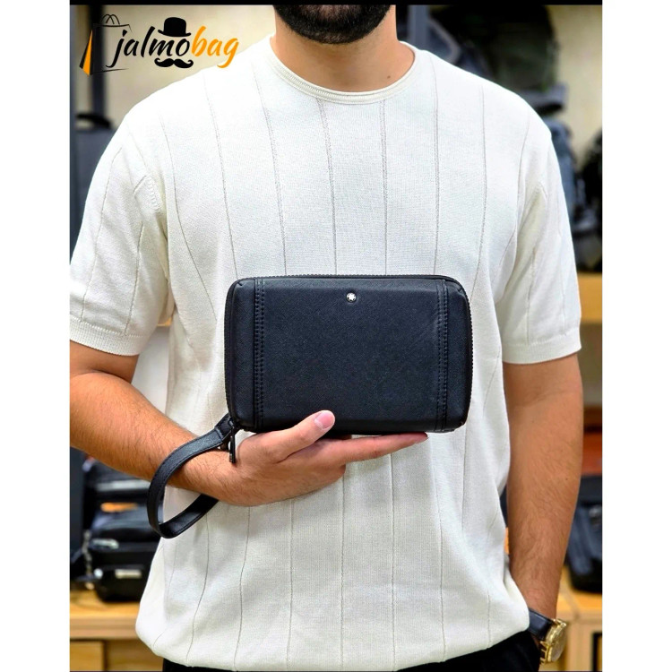 کیف دستی پاسپورتی مونت بلانک چرم وارداتی (3)