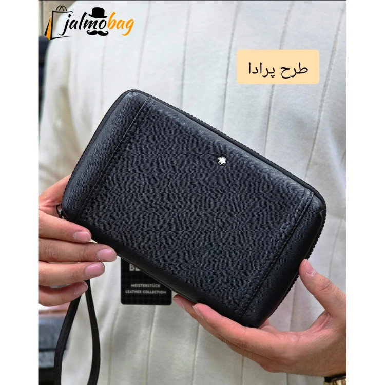 کیف دستی پاسپورتی مونت بلانک چرم وارداتی (3)