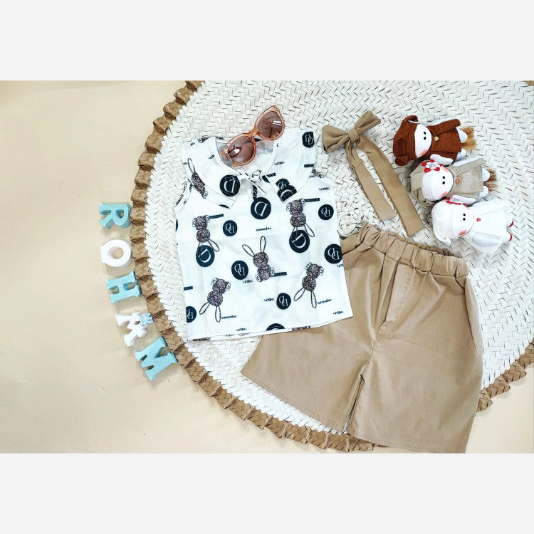 تاپ شلوارک دخترانه خنک و راحت در سه سایز مختلف (2)