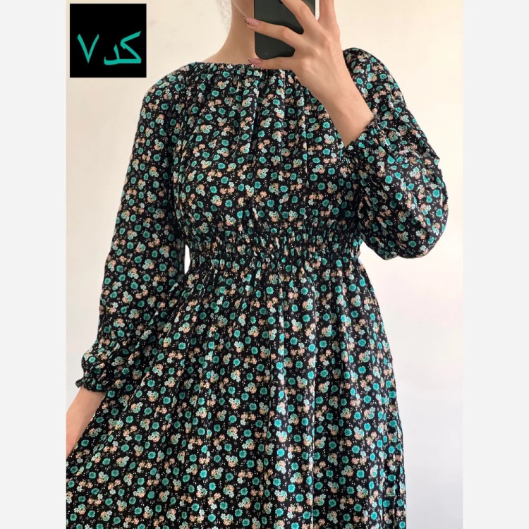 ساحلی نخی طرح دار ماچ خنک و تابستانه فری سایز (2)