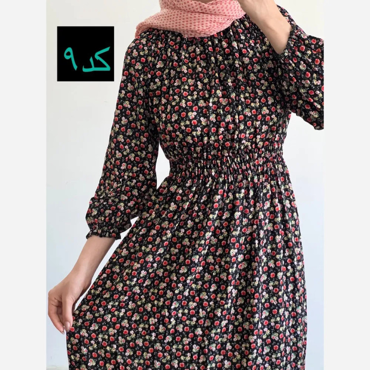 ساحلی نخی طرح دار ماچ خنک و تابستانه فری سایز (2)