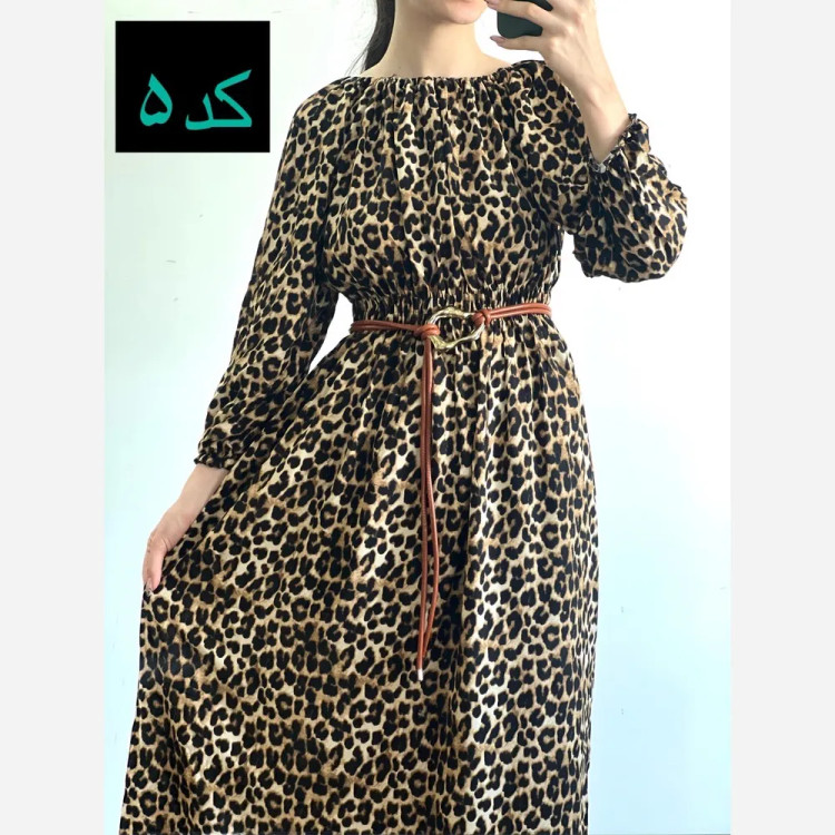 ساحلی نخی طرح دار ماچ خنک و تابستانه فری سایز (2)