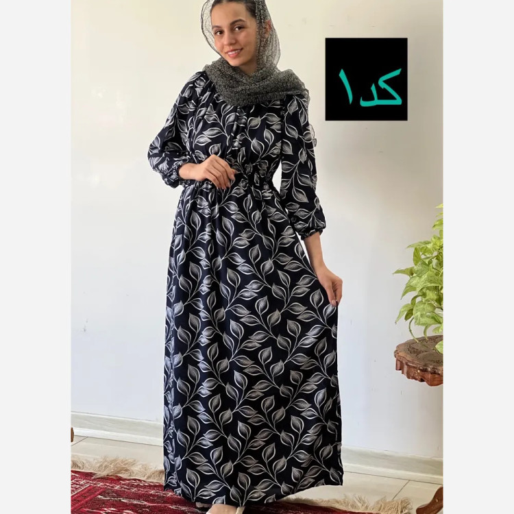 ساحلی نخی طرح دار ماچ خنک و تابستانه فری سایز (2)