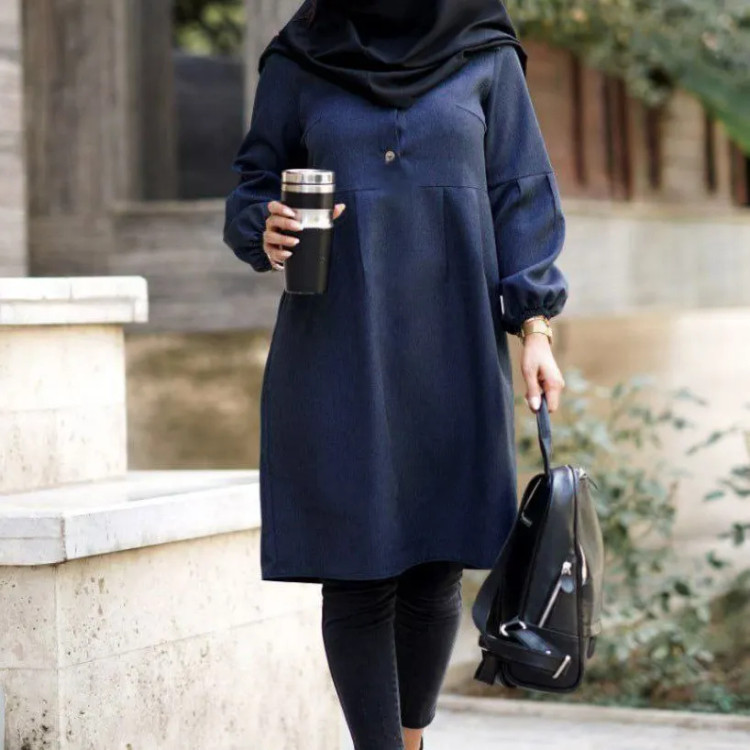 مانتو زنانه مدل شادی جنس پرشیا سایز 1 و 2 رنگ مشکی طوسی نسکافه ای سرمه ای (2)