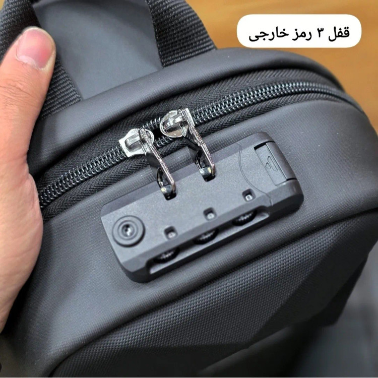 بادی بگ هاردکیس سه بعدی بنج ضد آب قفل دار چست بگ مردانه (2)