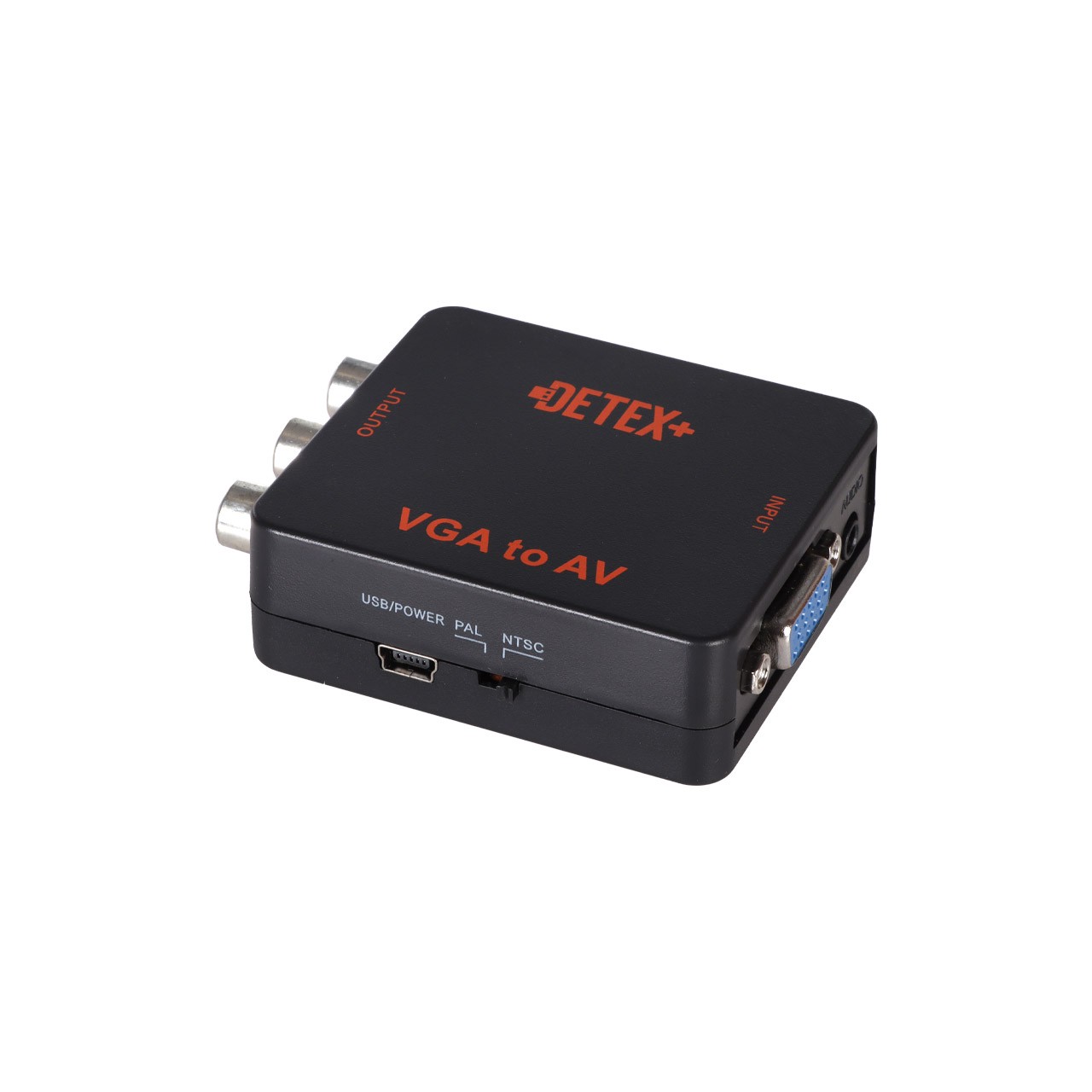 تبدیل DETEX VGA To AV - مشکی