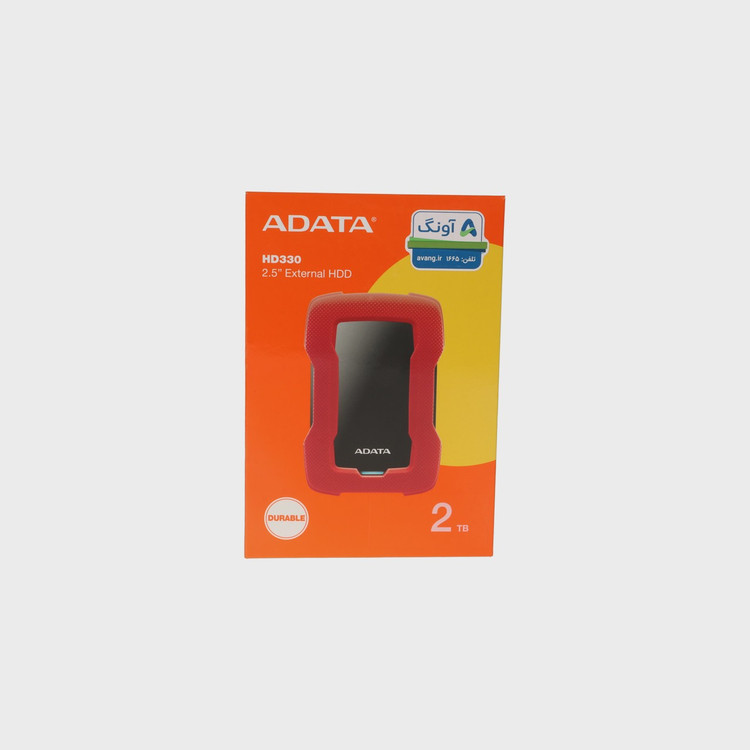 هارد اکسترنال ADATA مدل HD330 ظرفیت 2TB - قرمز (گارانتی شرکت آونگ)