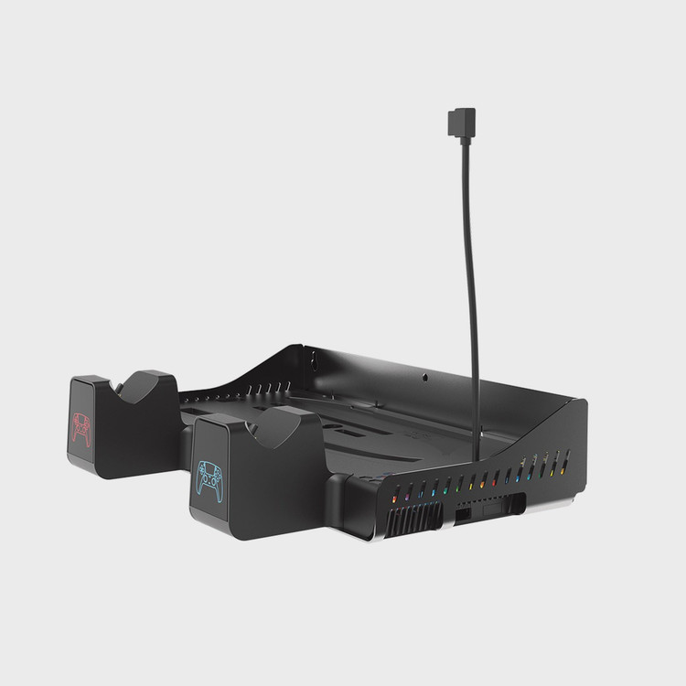 استند کنسول و شارژر دسته بازی TSCO PS5 مدل Loot Rack TGS18 - مشکی (گارانتی 18 ماهه تسکو)