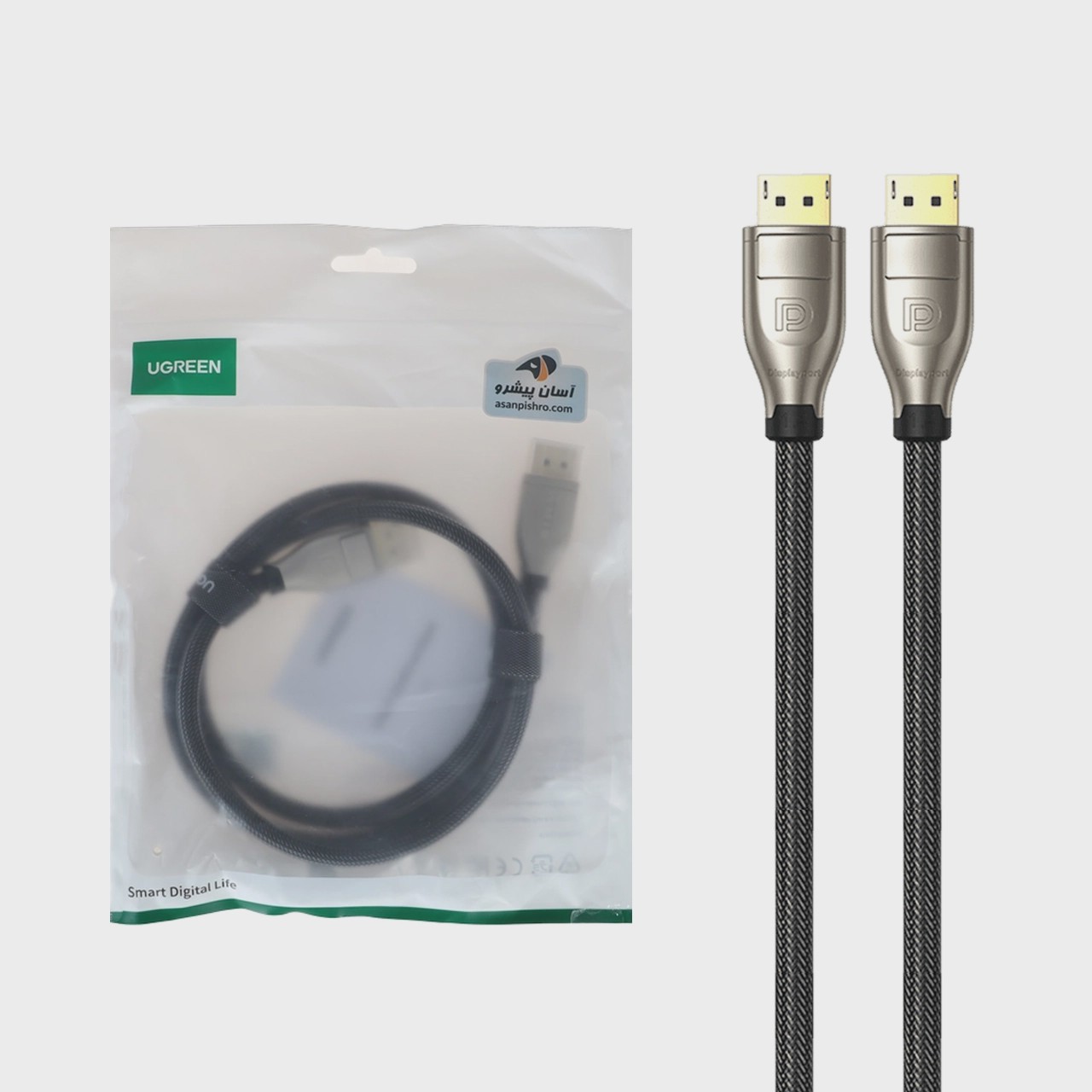 کابل یک متری UGREEN DP مدل DP112 - مشکی(60842)