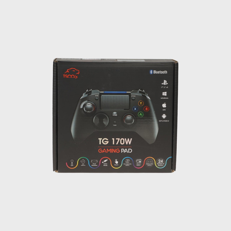دسته بازی بی سیم TSCO مدل TG 170W - مشکی (گارانتی 18 ماهه تسکو)