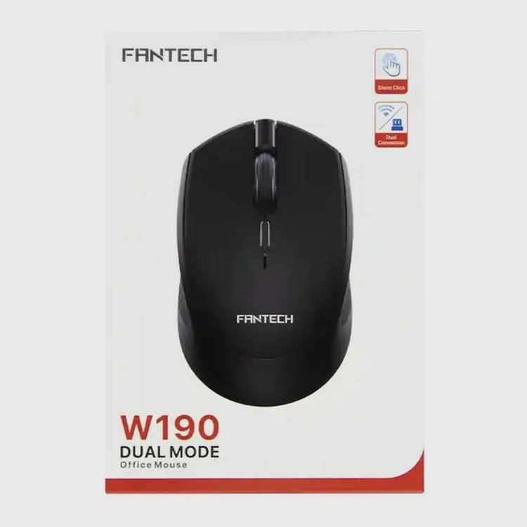 ماوس بی سیم FANTECH مدل W190 - مشکی (گارانتی متین)
