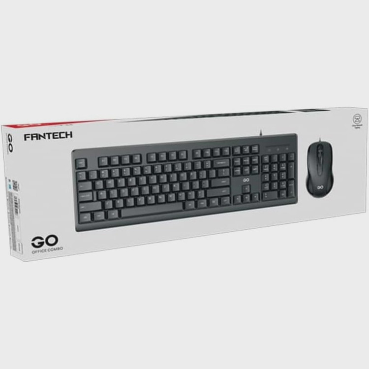 کیبورد و ماوس باسیم FANTECH مدل GO KM103 - مشکی (گارانتی متین)
