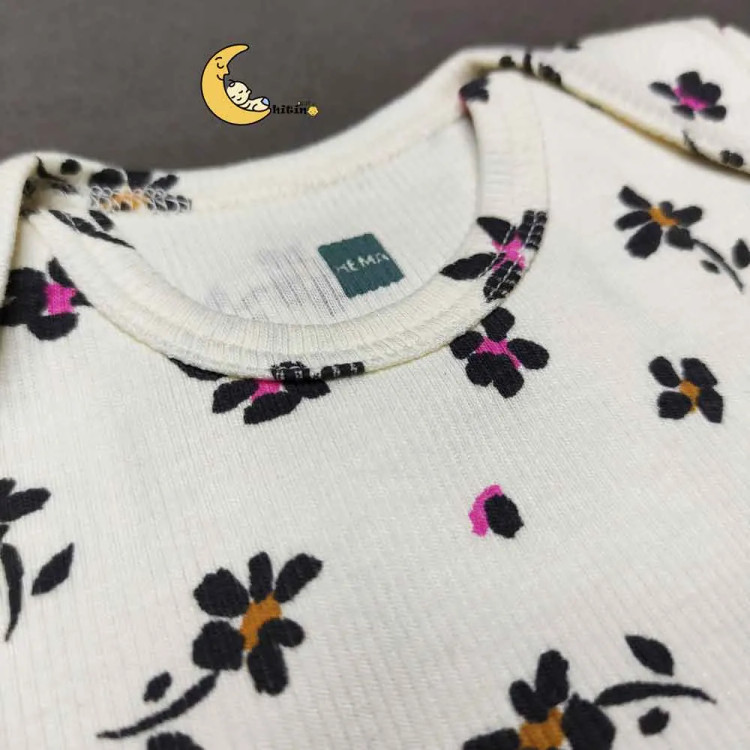 بادی آستین کوتاه کبریتی نوزادی دخترانه برند Hema جنس نخ پنبه وارداتی 3 تا 36 ماه (2)