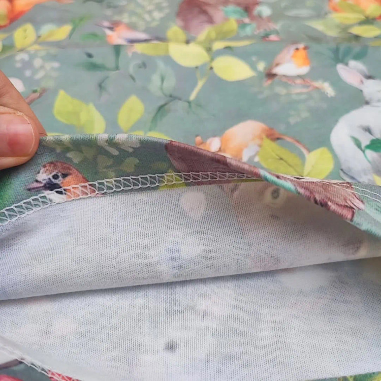 ست تیشرت و شلوار بچگانه طرح جنگل (2)