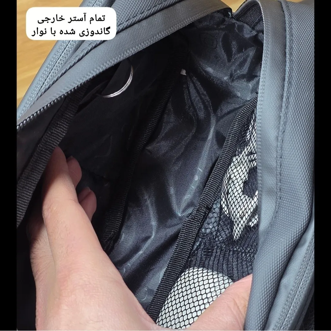 کیف دستی مردانه ضد آب گرین لاین جنس اسکین سیلیکونی ابعاد 13 در 23 سانتی متر (2)