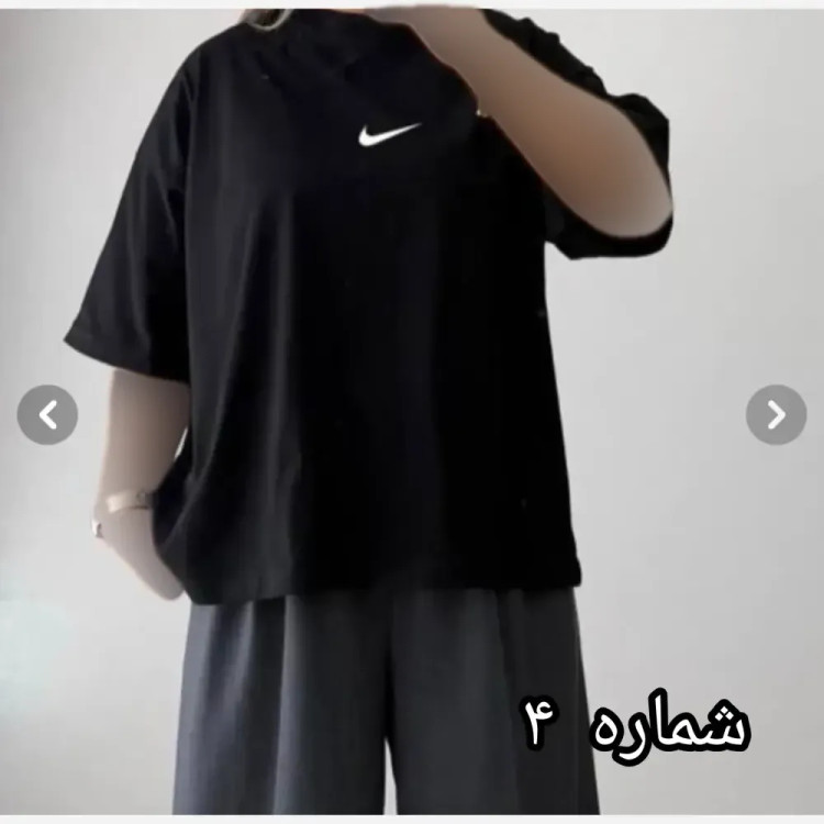 تیشرت باکسی لش زنانه سوپر پنبه قواره دار (2)
