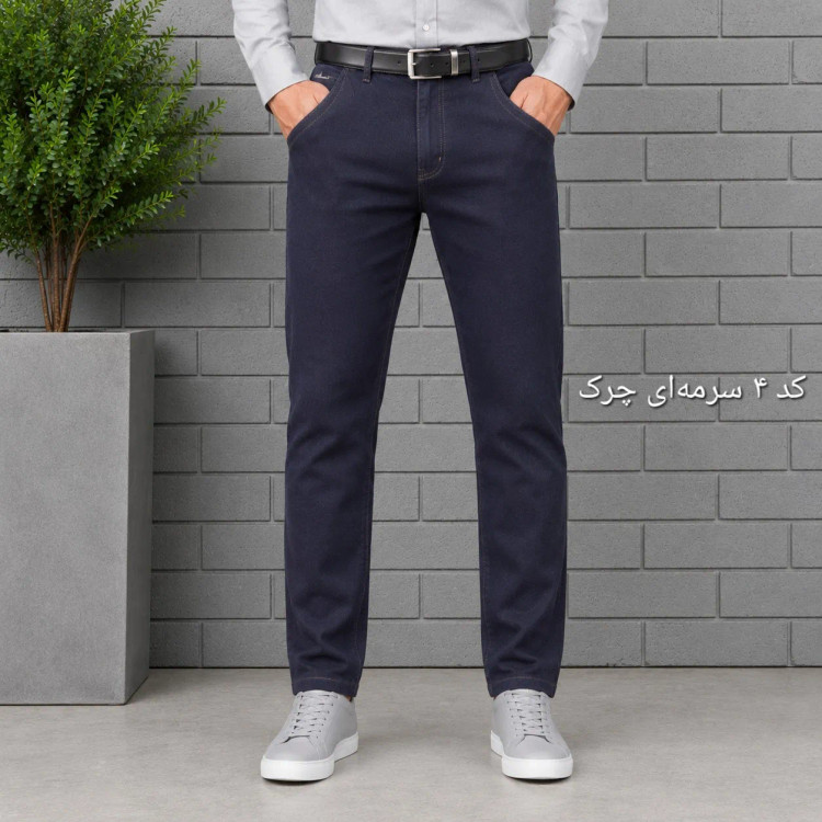 شلوار جین مردانه راسته پنبه فلامنت در هفت رنگ سایز 40 تا 58 (2)