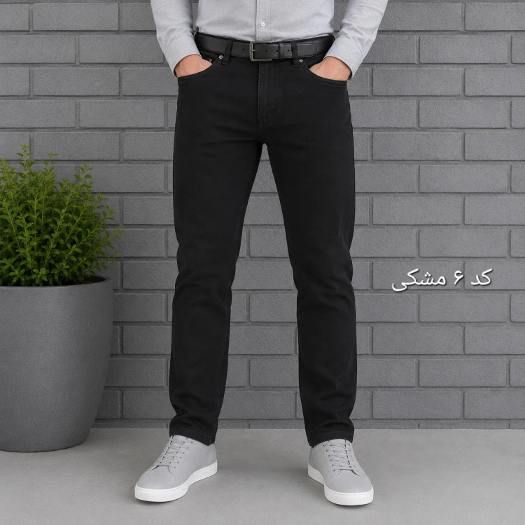شلوار جین مردانه راسته پنبه فلامنت در هفت رنگ سایز 40 تا 58 (2)