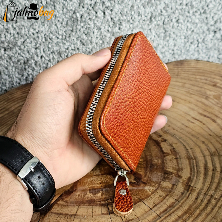جاکارتی زیپدار چرم اصل گاوی مردانه و زنانه (2)