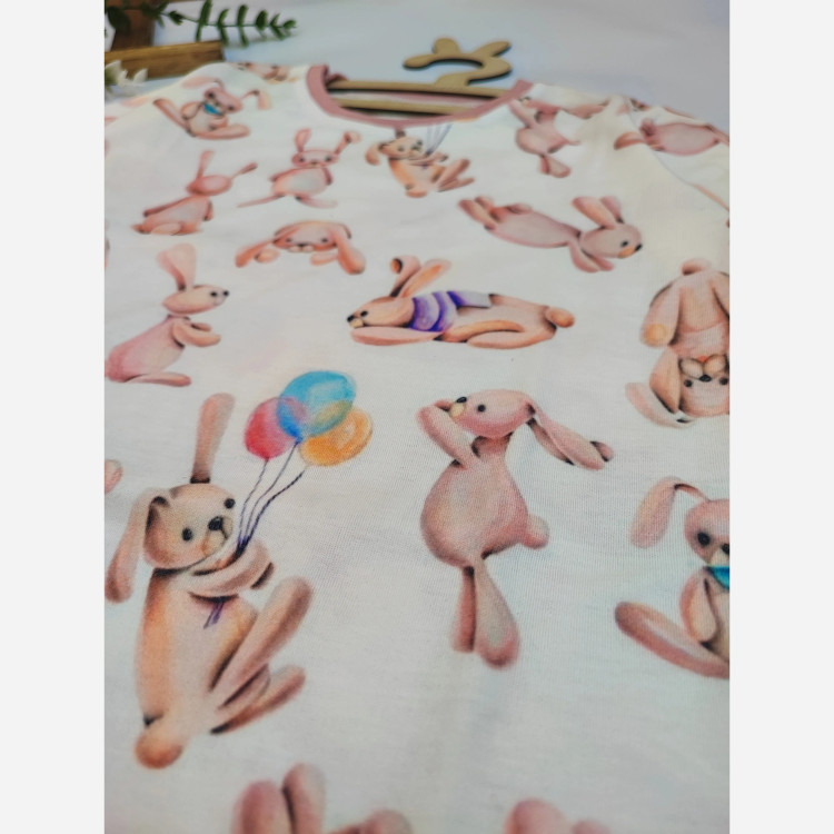ست تیشرت و شلوار بچگانه نخ پنبه سایز 40 (2)