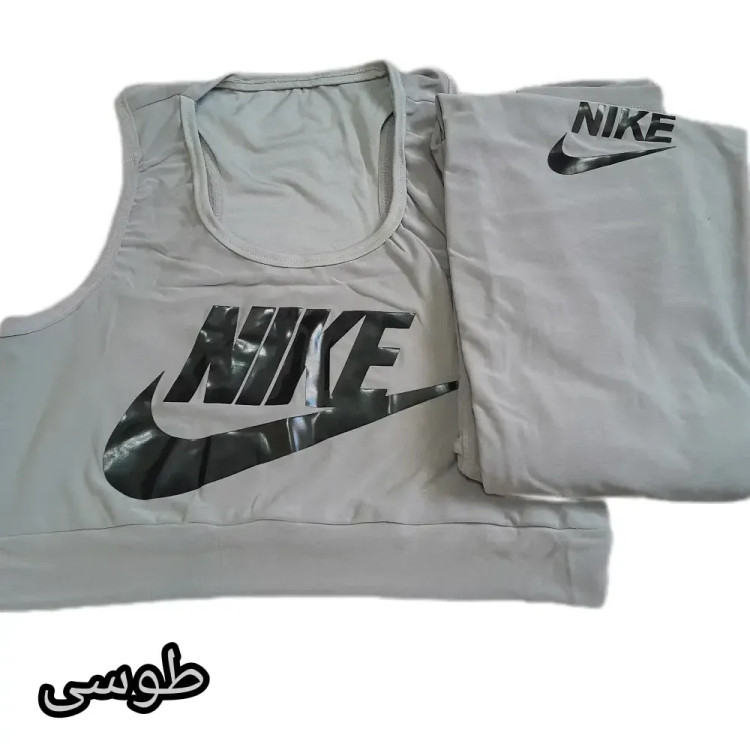 ست نیم تنه و ساپورت ورزشی زنانه جنس فیلامنت فول کش سایز 38 تا 48