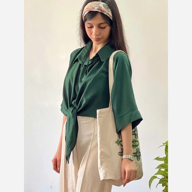 شومیز نخی گره ای خنک و تابستانه (2)