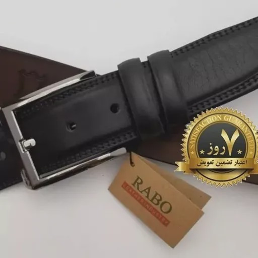 ست کفش و کمربند مردانه مدل جردن، کفش طبی دوردوخت مشکی سایز 40 تا 44
