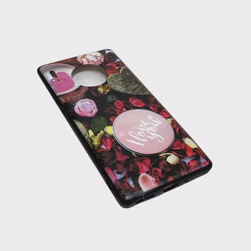قاب گوشی هواوی Mate 30 pro-میت30پرو.مدل گل سرخ